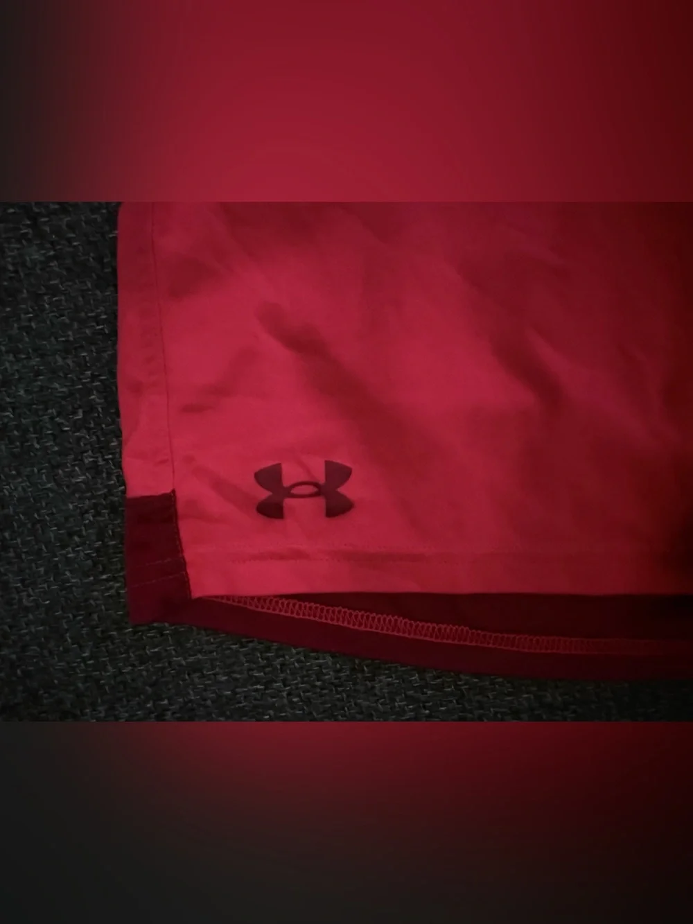 Under Armour Boys Youth XL Red Athletic Performance Shorts YXL